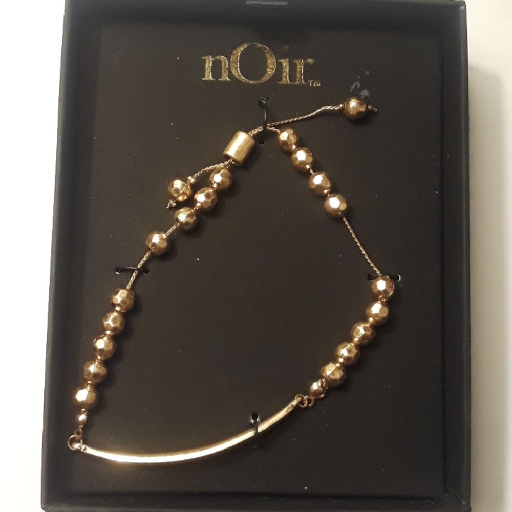 Noir Love Charm Drawstring  Bracelet